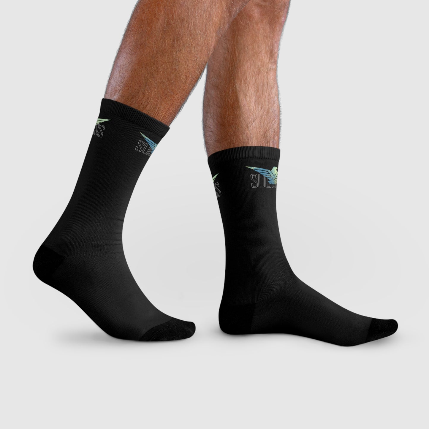 Success - Black Crew Socks