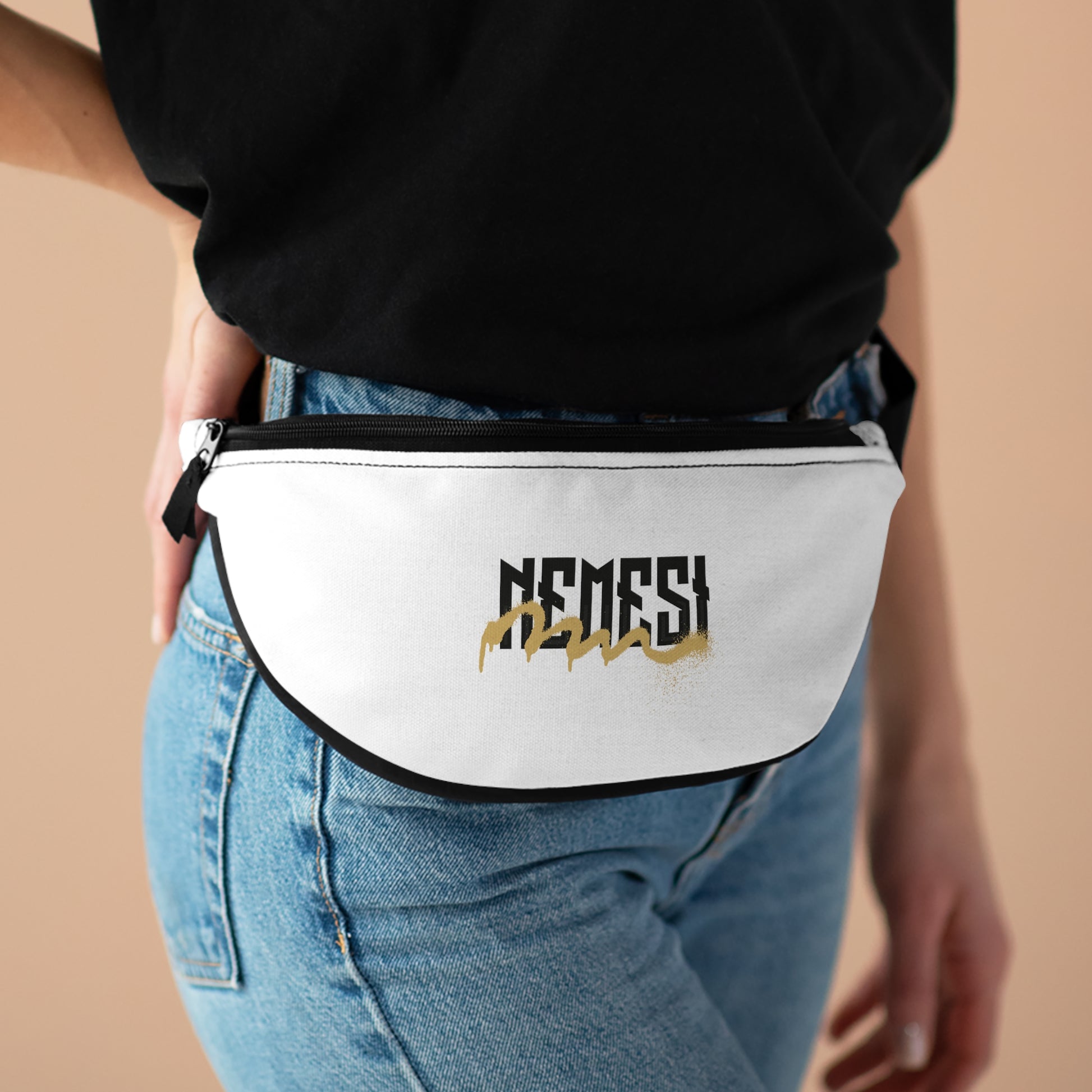 Nemesi - White Fanny Pack - Nemesi