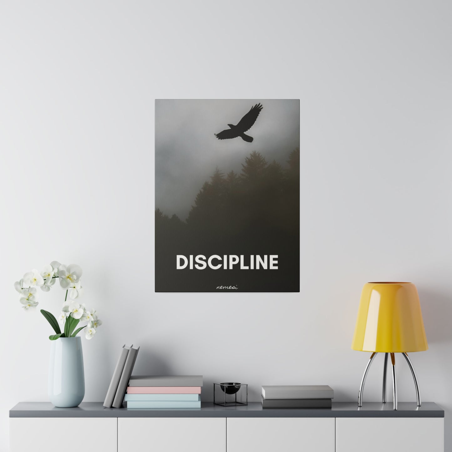 Discipline Matte Canvas, Stretched