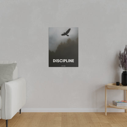 Discipline Matte Canvas, Stretched