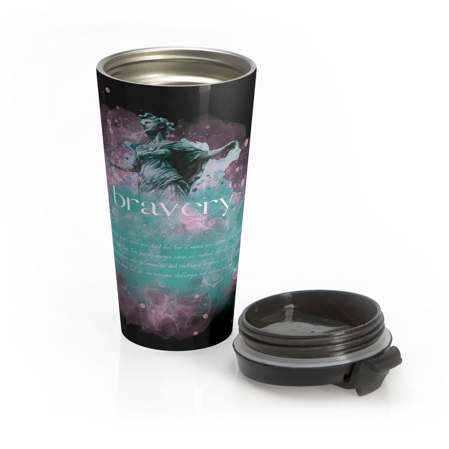 Bravery - Stainless Steel Travel Mug - Nemesi